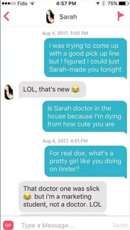 funny sexual pick up lines